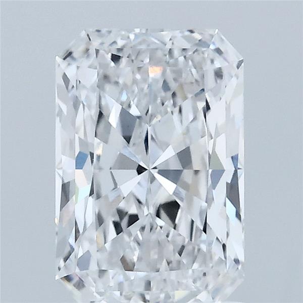 1.55 Carat Radiant Shaped, Ideal Cut, E Color, VS1 Clarity, IGI Certified Lab Grown Diamond