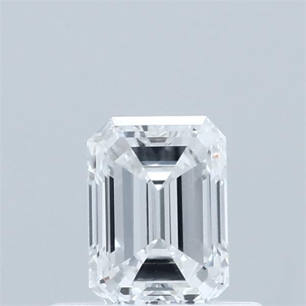 0.52 Carat Emerald Shaped, Excellent Cut, D Color, VS1 Clarity, IGI Certified Lab Grown Diamond