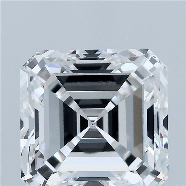 4.03 Carat Asscher Shaped, Excellent Cut, D Color, VVS2 Clarity, IGI Certified Lab Grown Diamond