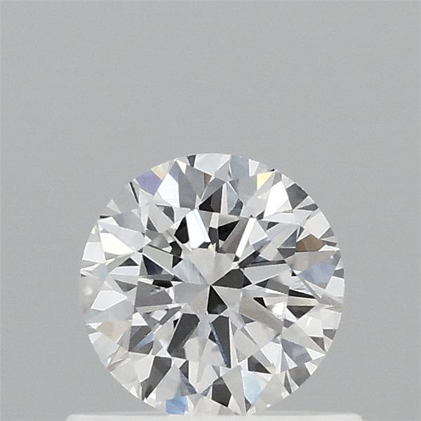 0.58 Carat Round Shaped, Excellent Cut, E Color, VVS2 Clarity, IGI Certified Lab Grown Diamond