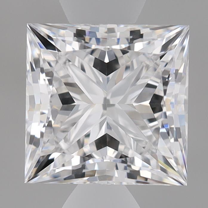 1.04 Carat Princess Shaped, Ideal Cut, D Color, IF Clarity, IGI Certified Lab Grown Diamond