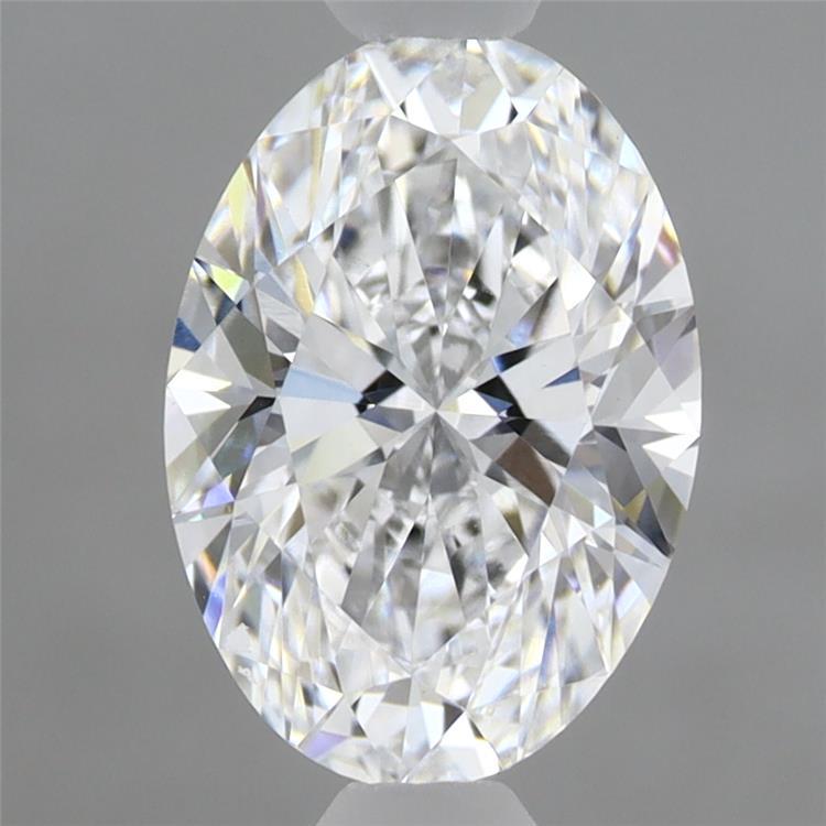 1.50 Carat Oval Shaped, Excellent Cut, D Color, VVS2 Clarity, IGI Certified Lab Grown Diamond