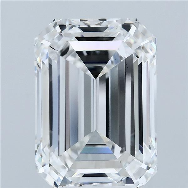7.15 Carat Emerald Shaped, Ideal Cut, E Color, VVS2 Clarity, IGI Certified Lab Grown Diamond