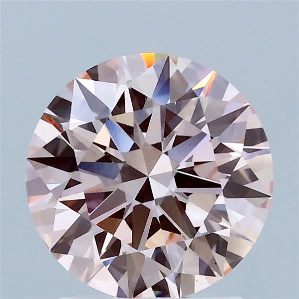 1.80 Carat Round Shaped, Ideal Cut, FANCY INTENSE PINK Color, VS1 Clarity, IGI Certified Lab Grown Diamond