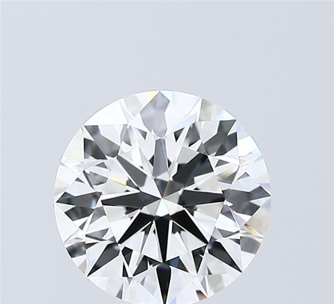 2.04 Carat Round Shaped, Ideal Cut, D Color, VVS2 Clarity, IGI Certified Lab Grown Diamond