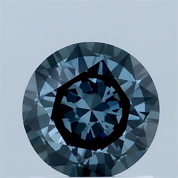 1.01 Carat Round Shaped, Ideal Cut, FANCY INTENSE BLUE Color, I1 Clarity, IGI Certified Lab Grown Diamond