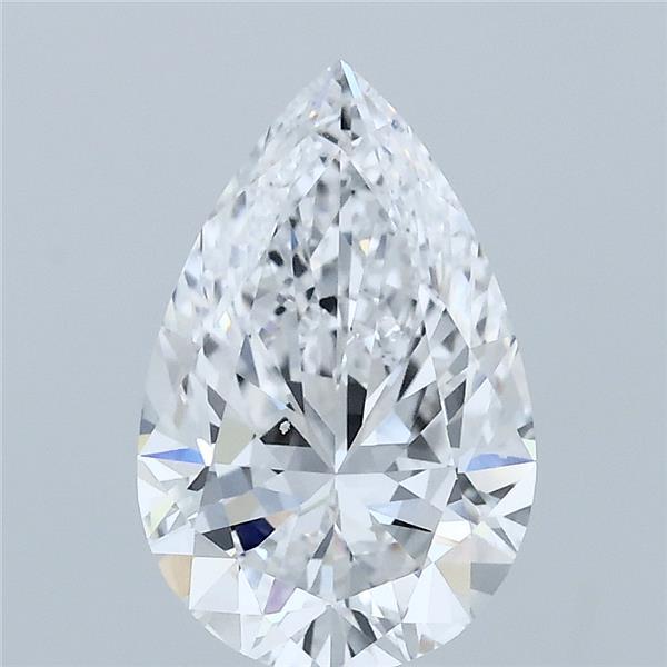 1.90 Carat Pear Shaped, Ideal Cut, D Color, VVS2 Clarity, IGI Certified Lab Grown Diamond