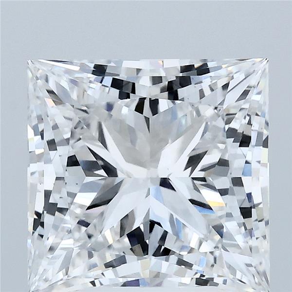 4.24 Carat Princess Shaped, Ideal Cut, E Color, VS1 Clarity, IGI Certified Lab Grown Diamond
