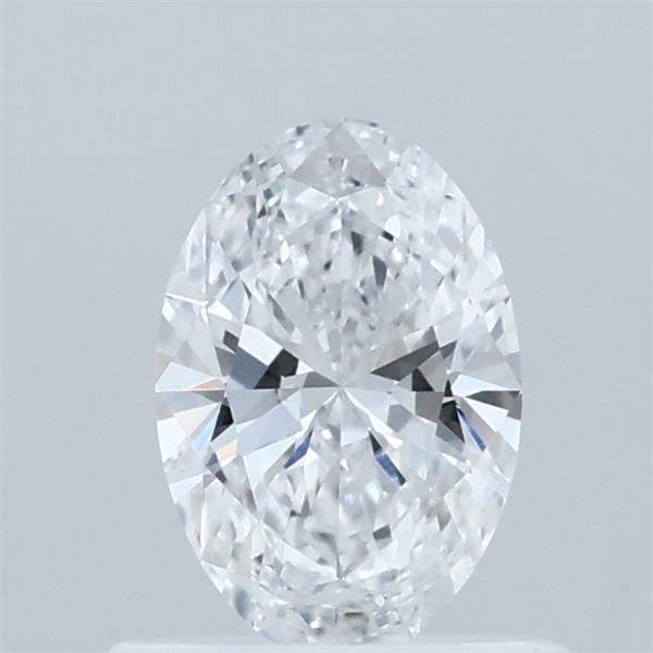 0.59 Carat Oval Shaped, Ideal Cut, D Color, VVS2 Clarity, IGI Certified Lab Grown Diamond