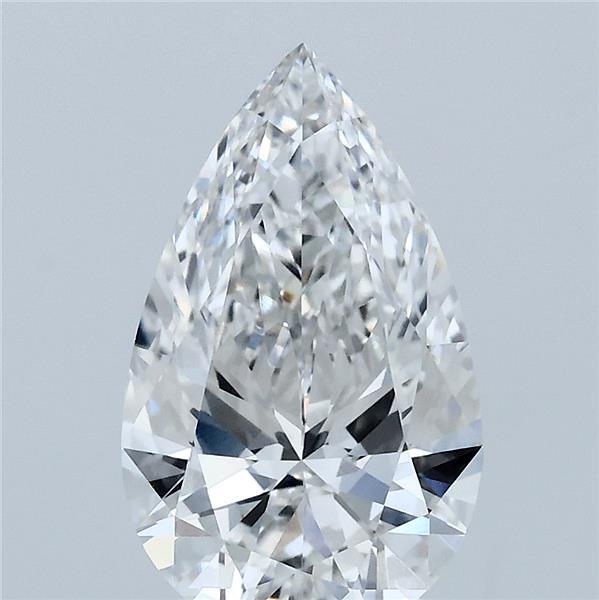 2.24 Carat Pear Shaped, Ideal Cut, F Color, VVS1 Clarity, IGI Certified Lab Grown Diamond