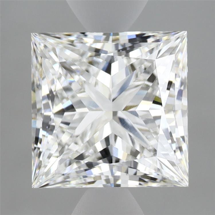 3.03 Carat Princess Shaped, Ideal Cut, E Color, VVS1 Clarity, IGI Certified Lab Grown Diamond