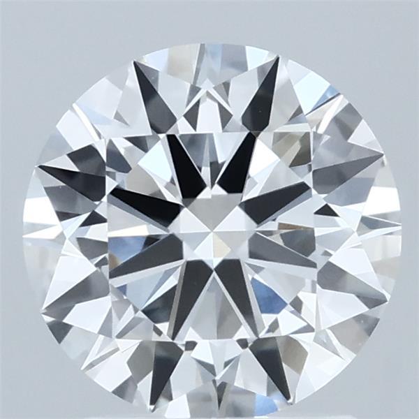 1.85 Carat Round Shaped, Ideal Cut, D Color, VVS2 Clarity, IGI Certified Lab Grown Diamond