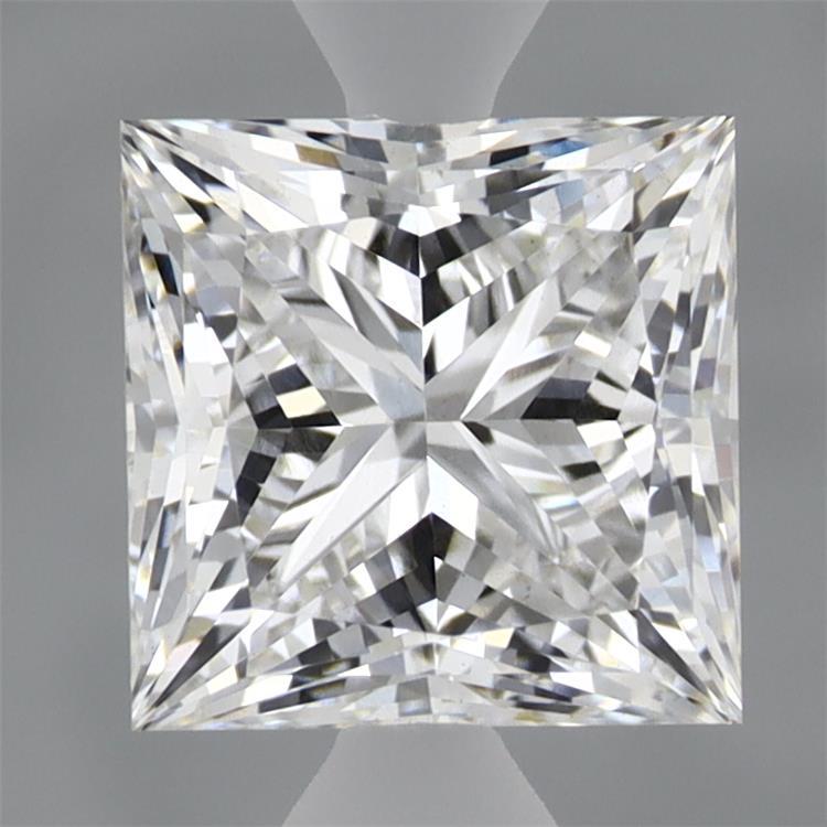 1.71 Carat Princess Shaped, Ideal Cut, D Color, VS1 Clarity, IGI Certified Lab Grown Diamond