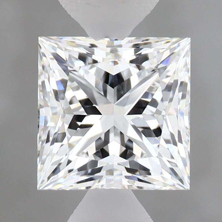 1.74 Carat Princess Shaped, Excellent Cut, E Color, VVS2 Clarity, IGI Certified Lab Grown Diamond