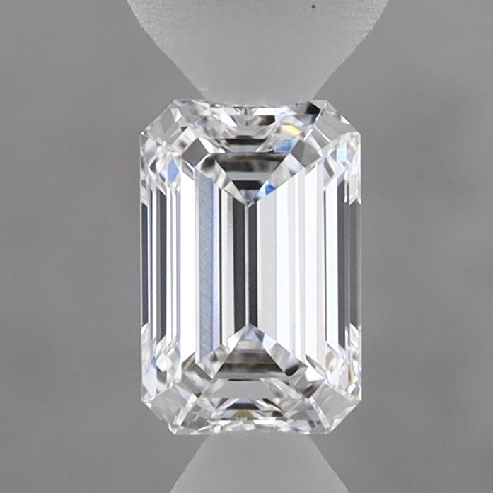 0.60 Carat Emerald Shaped, Ideal Cut, D Color, VVS1 Clarity, IGI Certified Lab Grown Diamond