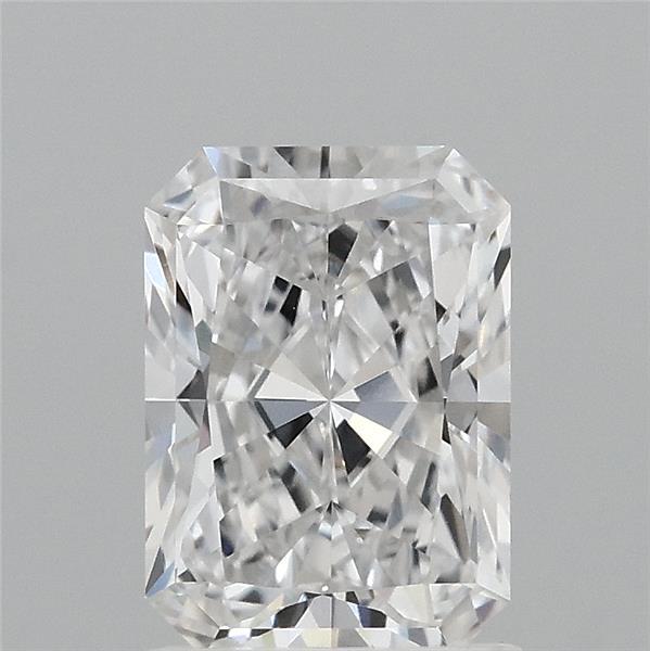 1.52 Carat Radiant Shaped, Ideal Cut, E Color, VVS1 Clarity, IGI Certified Lab Grown Diamond