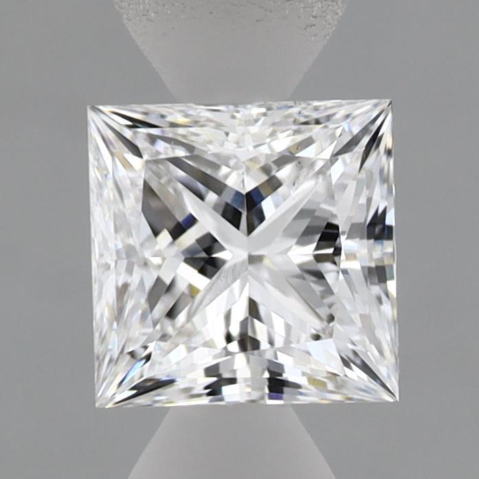 0.98 Carat Princess Shaped, Ideal Cut, D Color, VS2 Clarity, IGI Certified Lab Grown Diamond