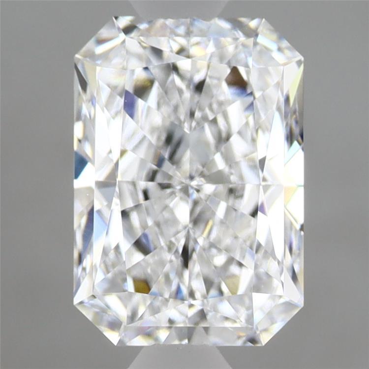 1.98 Carat Radiant Shaped, Ideal Cut, D Color, VVS2 Clarity, IGI Certified Lab Grown Diamond
