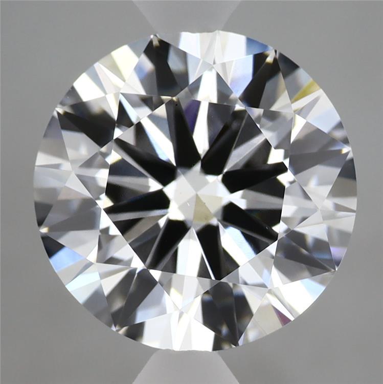 3.96 Carat Round Shaped, Ideal Cut, F Color, VS1 Clarity, IGI Certified Lab Grown Diamond