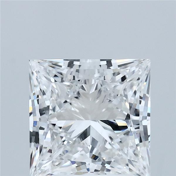 2.50 Carat Princess Shaped, Excellent Cut, D Color, VS1 Clarity, IGI Certified Lab Grown Diamond