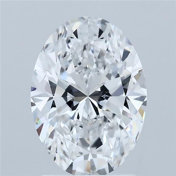 2.05 Carat Oval Shaped, Ideal Cut, D Color, VVS1 Clarity, IGI Certified Lab Grown Diamond