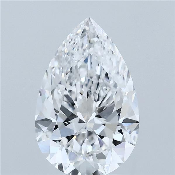 2.07 Carat Pear Shaped, Ideal Cut, E Color, VVS1 Clarity, IGI Certified Lab Grown Diamond