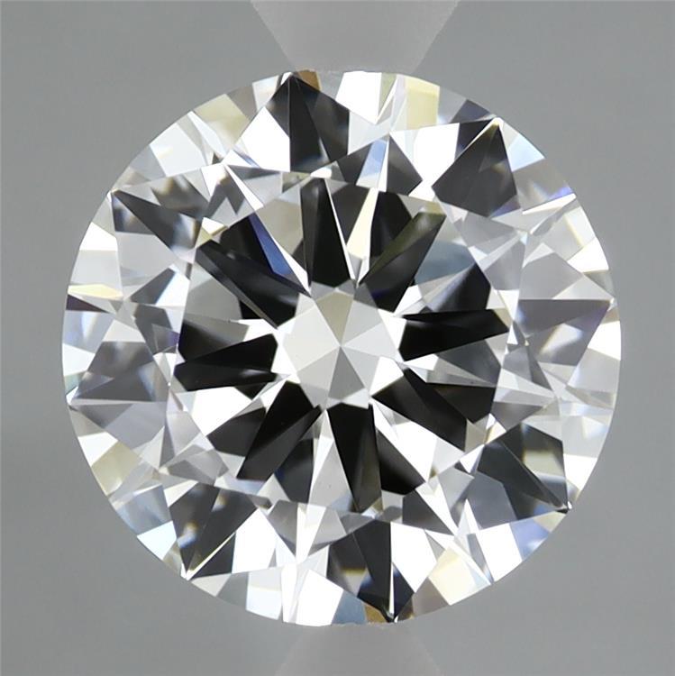 2.85 Carat Round Shaped, Excellent Cut, F Color, VVS2 Clarity, IGI Certified Lab Grown Diamond