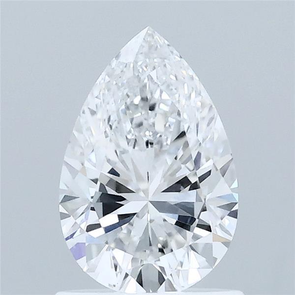 1.06 Carat Pear Shaped, Excellent Cut, D Color, VVS2 Clarity, IGI Certified Lab Grown Diamond
