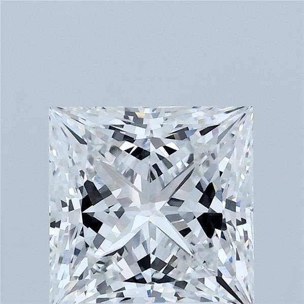 2.01 Carat Princess Shaped, Ideal Cut, D Color, VS1 Clarity, IGI Certified Lab Grown Diamond