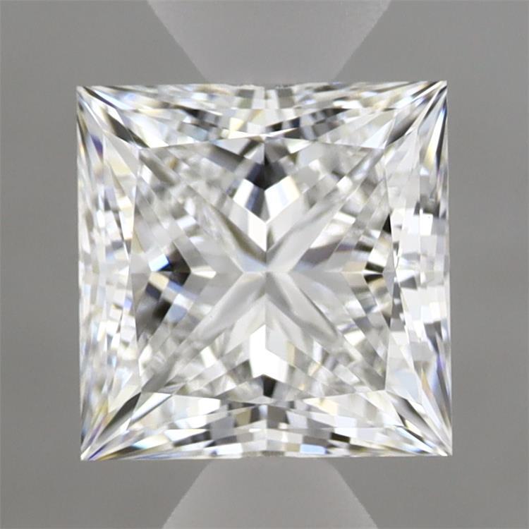 1.50 Carat Princess Shaped, Ideal Cut, E Color, VVS2 Clarity, IGI Certified Lab Grown Diamond