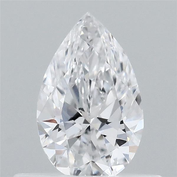 0.45 Carat Pear Shaped, Excellent Cut, D Color, VVS2 Clarity, IGI Certified Lab Grown Diamond