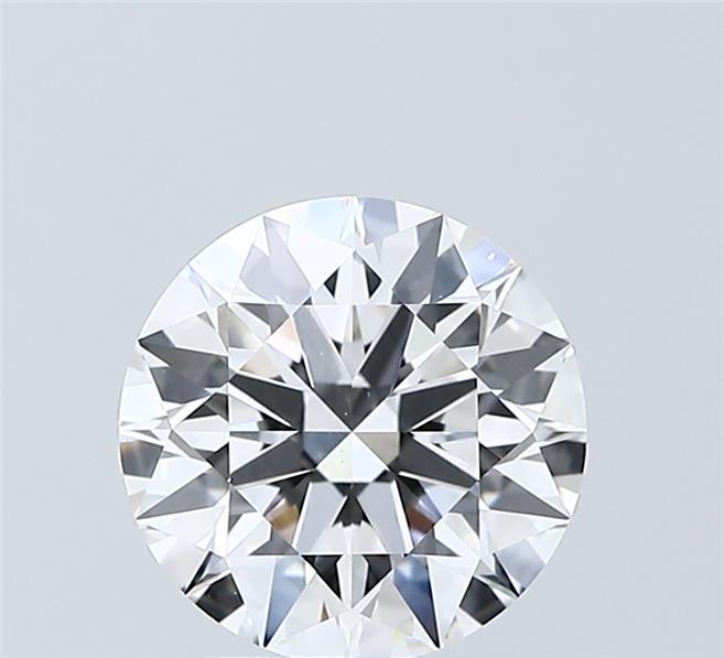 2.05 Carat Round Shaped, Ideal Cut, D Color, VVS2 Clarity, IGI Certified Lab Grown Diamond