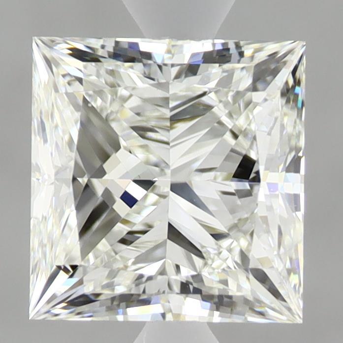 1.96 Carat Princess Shaped, Ideal Cut, G Color, VVS2 Clarity, IGI Certified Lab Grown Diamond