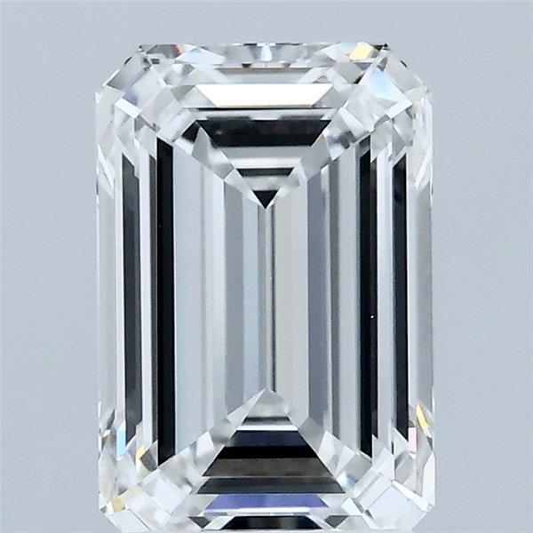 2.07 Carat Emerald Shaped, Ideal Cut, E Color, VVS1 Clarity, IGI Certified Lab Grown Diamond