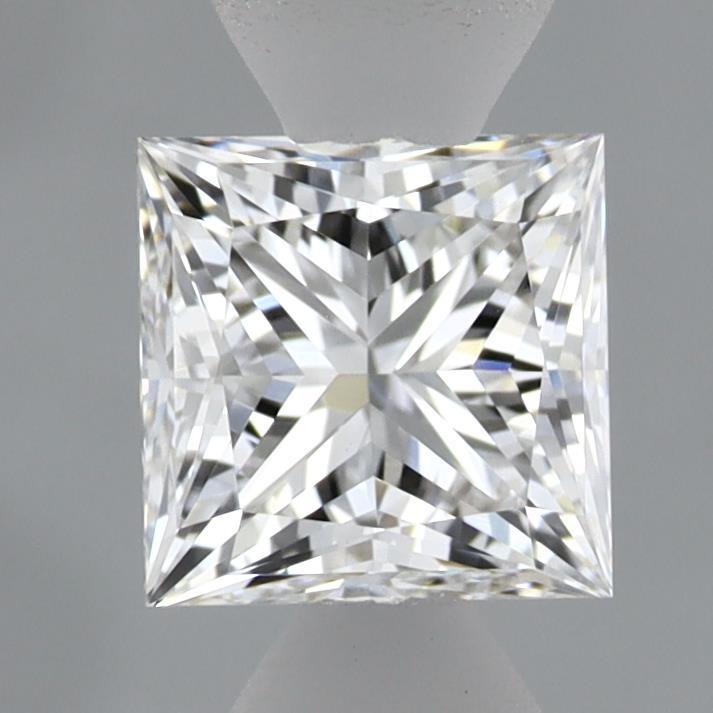 0.92 Carat Princess Shaped, Ideal Cut, E Color, VVS2 Clarity, IGI Certified Lab Grown Diamond