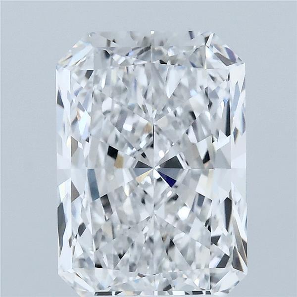 3.36 Carat Radiant Shaped, Ideal Cut, D Color, VVS1 Clarity, IGI Certified Lab Grown Diamond