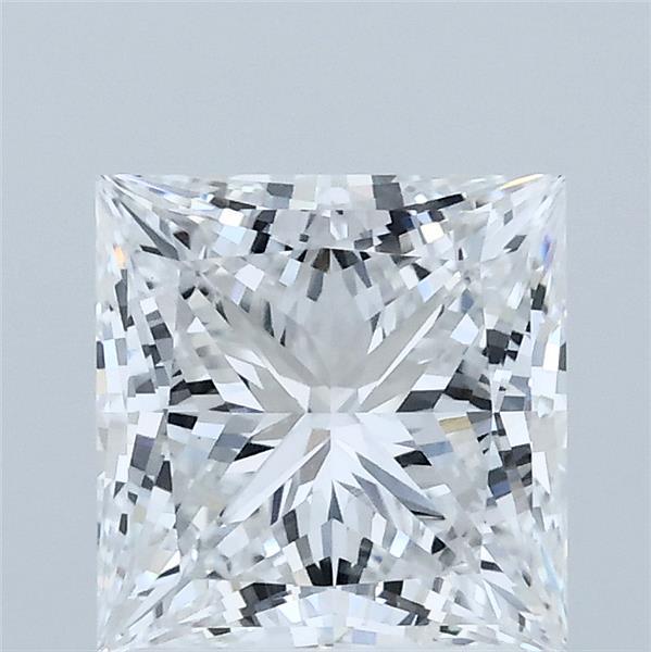 2.01 Carat Princess Shaped, Ideal Cut, D Color, VVS2 Clarity, IGI Certified Lab Grown Diamond