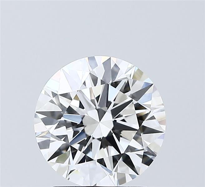 2.01 Carat Round Shaped, Ideal Cut, D Color, VVS2 Clarity, IGI Certified Lab Grown Diamond