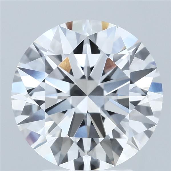 3.50 Carat Round Shaped, Ideal Cut, E Color, VVS2 Clarity, IGI Certified Lab Grown Diamond
