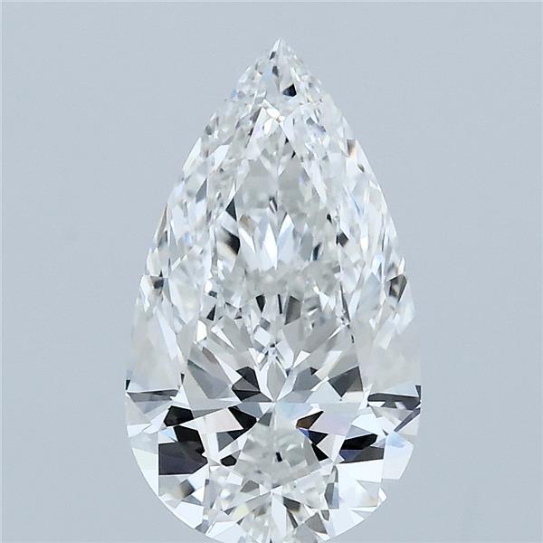 2.01 Carat Pear Shaped, Ideal Cut, F Color, VVS2 Clarity, IGI Certified Lab Grown Diamond
