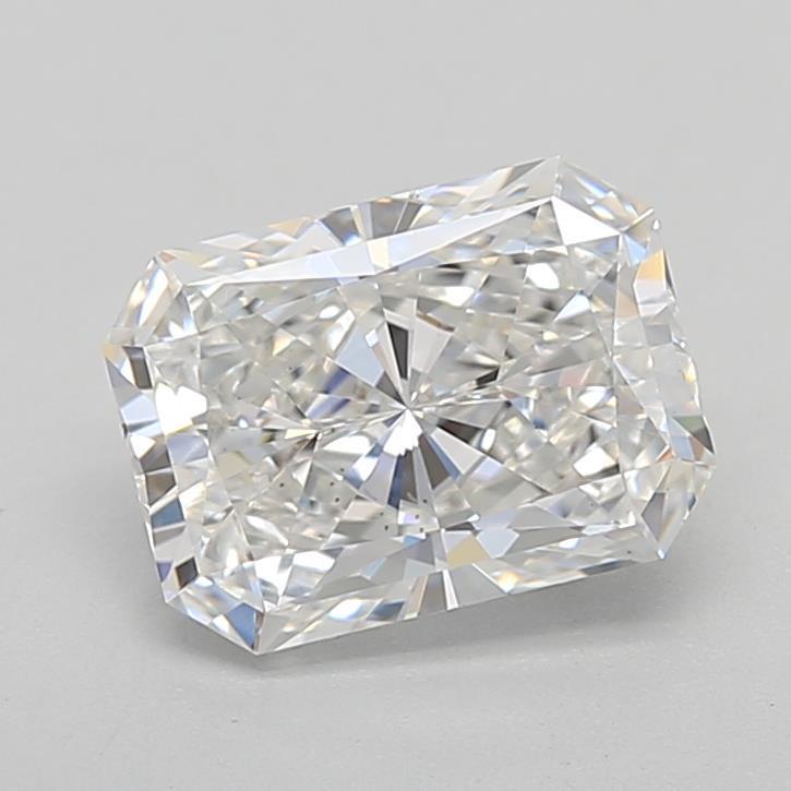 1.60 Carat Radiant Shaped, Ideal Cut, G Color, VS2 Clarity, IGI Certified Lab Grown Diamond