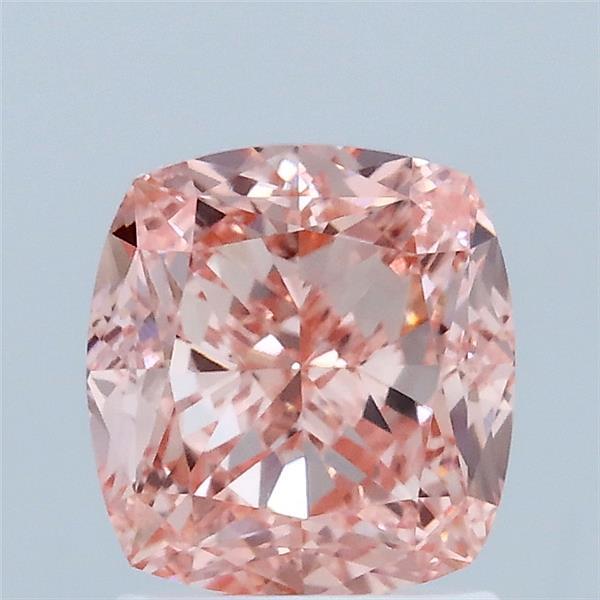 2.01 Carat Cushion Shaped, Ideal Cut, FANCY VIVID PINK Color, VVS2 Clarity, IGI Certified Lab Grown Diamond
