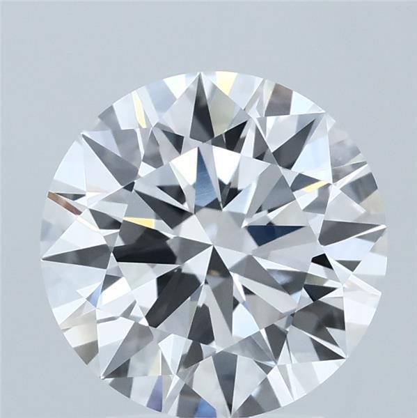 2.85 Carat Round Shaped, Ideal Cut, E Color, VVS2 Clarity, IGI Certified Lab Grown Diamond