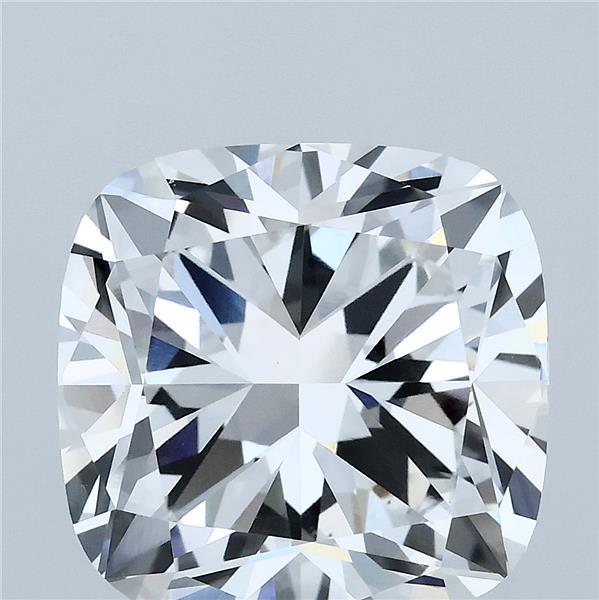 7.02 Carat Cushion Shaped, Excellent Cut, E Color, VVS2 Clarity, IGI Certified Lab Grown Diamond