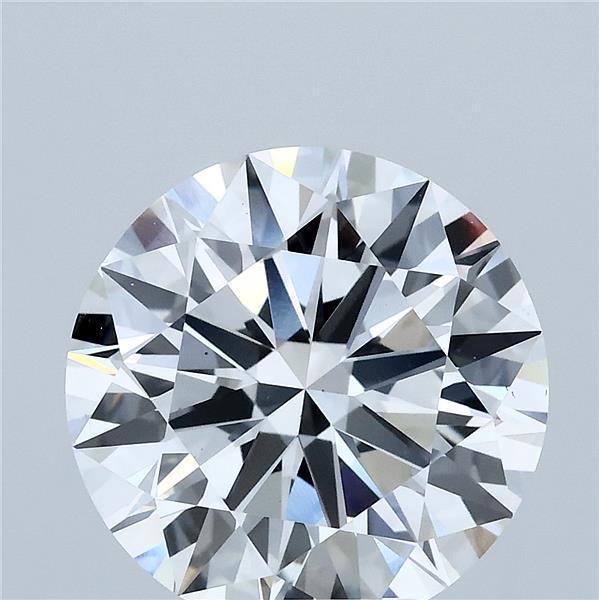 5.02 Carat Round Shaped, Ideal Cut, E Color, VS1 Clarity, IGI Certified Lab Grown Diamond