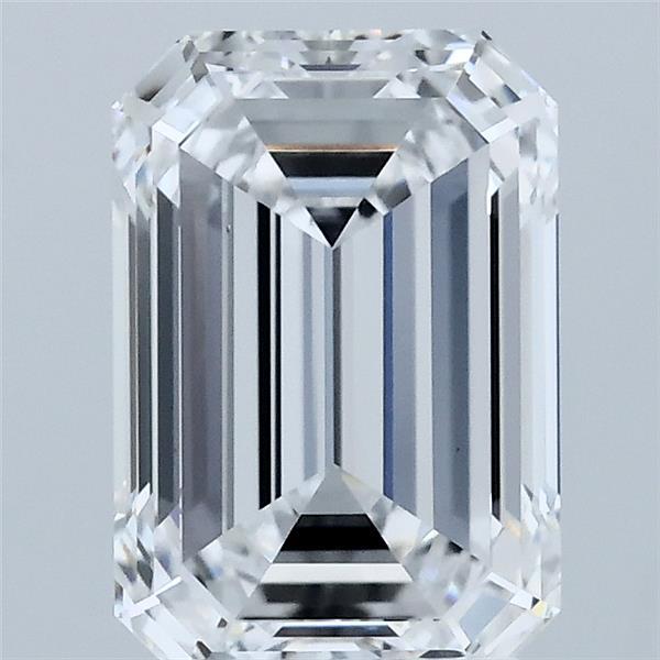 2.50 Carat Emerald Shaped, Excellent Cut, D Color, VS1 Clarity, IGI Certified Lab Grown Diamond