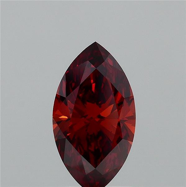 1.51 Carat Marquise Shaped, Ideal Cut, FANCY VIVID ORANGE Color, VS1 Clarity, IGI Certified Lab Grown Diamond