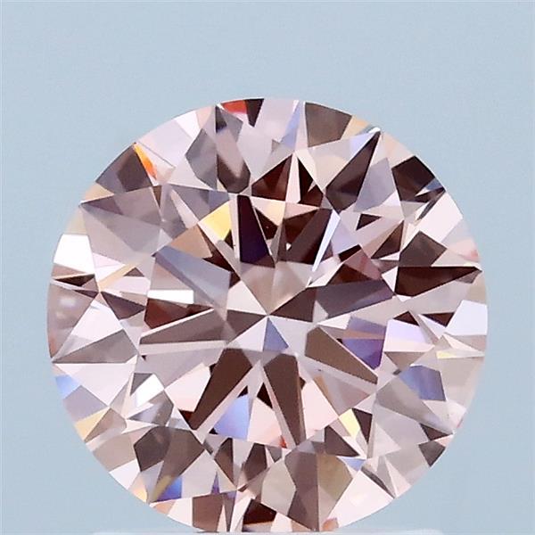 1.51 Carat Round Shaped, Ideal Cut, FANCY INTENSE PINK Color, VVS2 Clarity, IGI Certified Lab Grown Diamond