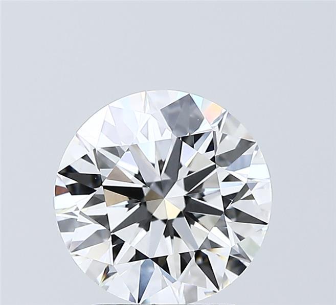 2.03 Carat Round Shaped, Ideal Cut, E Color, VVS2 Clarity, IGI Certified Lab Grown Diamond