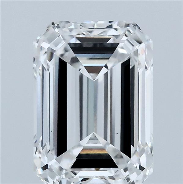 2.60 Carat Emerald Shaped, Ideal Cut, D Color, VS1 Clarity, IGI Certified Lab Grown Diamond